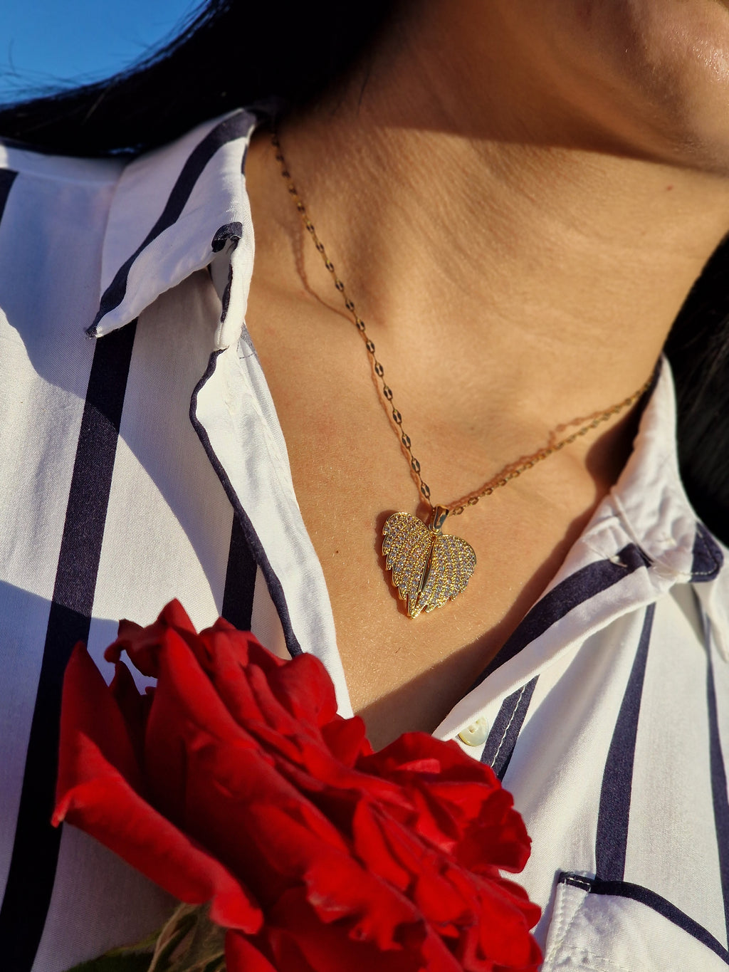 Naszyjnik anielskie skrzydła